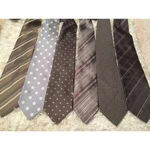 Lot of 6 Armani Ties